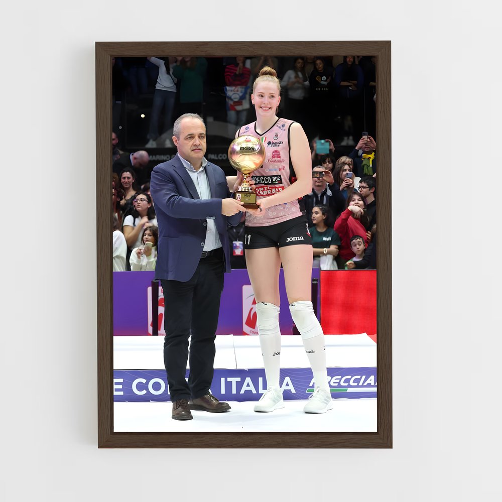 Poster Isabelle haak passionnées – affiche Volleyball (vue 5)